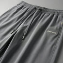 [Leve 3, Pague Só 2!] Calça Keldor Masculina em Tecido Ice Silk e Elastano de Alta Fluidez com Cós Elástico Ajustável